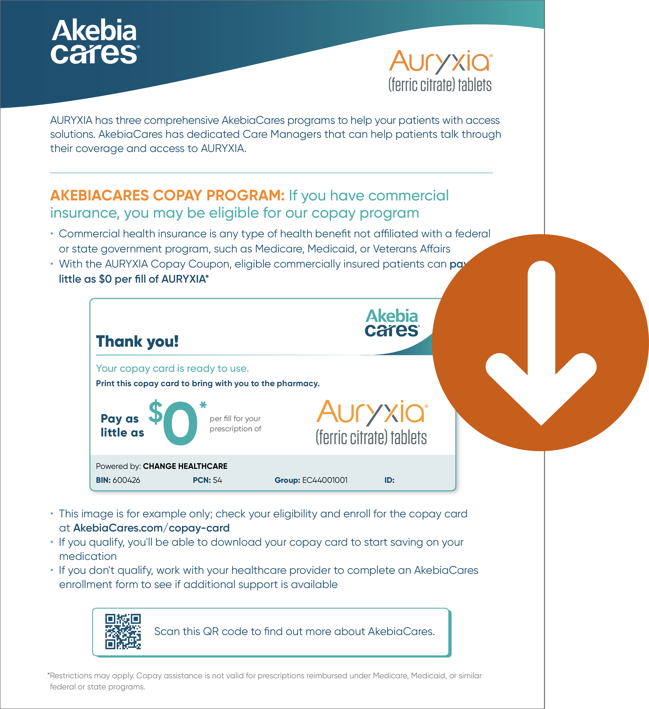 Download AkebiaCares Access Card